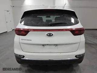 2021 Kia Sportage LX with VIN KNDPMCAC5M7906929, listed as a Copart auction lot 48484915 with 81,764 mi miles and Clean Title. Bid and sale history available at carsss.com. Image 6.