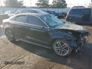 2018 Audi A3 Sedan Premium Plus with VIN WAUJ8GFF7J1081315, listed as a Copart auction lot 46640034 with 56,827 mi miles. Bid and sale history available at carsss.com. Image 4.