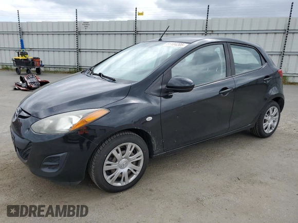 2014 Mazda 2 Sport with VIN JM1DE1KYXE0189436, listed as a Copart auction lot 51104205 with 112,329 mi miles and Salvage Title. Bid and sale history available at carsss.com. Image 1.