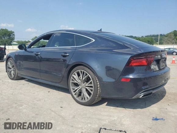 2016 Audi A7 Prestige with VIN WAU2GAFC3GN162310, listed as a Copart auction lot 59275135 with 89,248 mi miles and Salvage title. Bid and sale history available at DreamBid. Image 2.