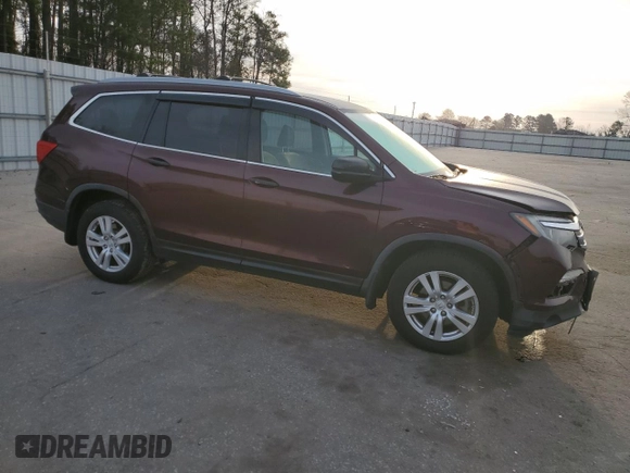 2016 Honda Pilot LX with VIN 5FNYF6H15GB065438, listed as a Copart auction lot 49120275 with 181,012 mi miles and Salvage Title. Bid and sale history available at carsss.com. Image 4.