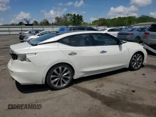 2023 Nissan Maxima Platinum with VIN 1N4AA6FV7PC502087, listed as a Copart auction lot 55296145 with 45,000 mi miles and Salvage title. Bid and sale history available at DreamBid. Image 3.