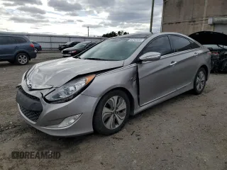 2014 Hyundai Sonata Hybrid Limited with VIN KMHEC4A40EA108136, listed as a Copart auction lot 46342885 with 89,606 mi miles and Salvage Title. Bid and sale history available at carsss.com. Image 1.