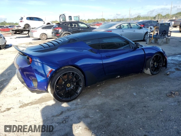 2021 Lotus Evora GT z VIN SCCLMDDN0MHA10373, wystawiony jako Copart lot #73548304 z przebiegiem 3 936 mil mil oraz Szkoda całkowita • Salvage title. Historia ofert i sprzedaży dostępna na DreamBid. Obrazek 3.