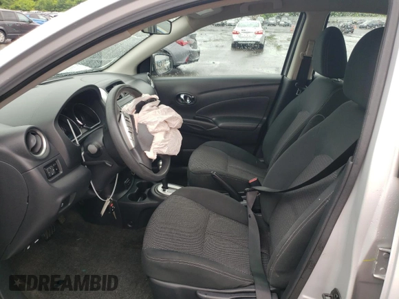 2017 Nissan Versa SV with VIN 3N1CN7AP5HL848489, listed as a Copart auction lot 59618045 with 83,561 mi miles and Salvage title. Bid and sale history available at DreamBid. Image 7.