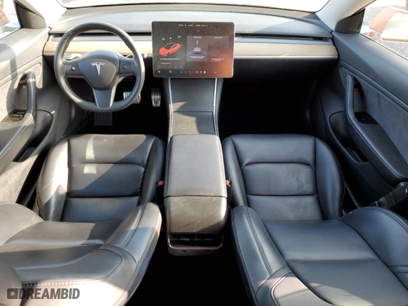 2018 Tesla Model 3 Long Range Battery with VIN 5YJ3E1EB3JF103849, listed as a Copart auction lot 50166385 with 70,466 mi miles and Salvage Title. Bid and sale history available at carsss.com. Image 8.