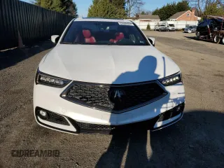 2020 Acura TLX w/A-Spec Pkg with VIN 19UUB3F67LA002109, listed as a Copart auction lot 82860964 with 0 mi miles and Salvage Title. Bid and sale history available at carsss.com. Image 5.