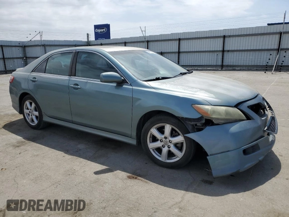 2007 Toyota Camry CE with VIN 4T1BE46K77U573857, listed as a Copart auction lot 54675455 with 213,859 mi miles and Salvage Title. Bid and sale history available at carsss.com. Image 4.