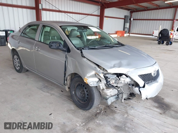 2010 Toyota Corolla with VIN JTDBU4EE2A9107184, listed as a IAAI auction lot 41861299 with 192,519 mi miles. Bid and sale history available at carsss.com. Image 1.