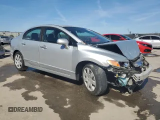2008 Honda Civic LX with VIN 1HGFA16558L030140, listed as a Copart auction lot 43010515 with 61,171 mi miles and Salvage Title. Bid and sale history available at DreamBid. Image 4.