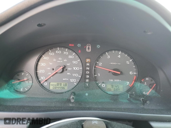 2002 Subaru Legacy L with VIN 4S3BH635927309066, listed as a Copart auction lot 58578394 with 84,496 mi miles and Non repairable. Bid and sale history available at DreamBid. Image 9.