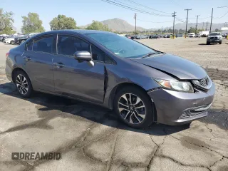2014 Honda Civic Sedan EX with VIN 19XFB2F86EE213594, listed as a Copart auction lot 53097565 with 145,219 mi miles and Salvage Title. Bid and sale history available at carsss.com. Image 4.