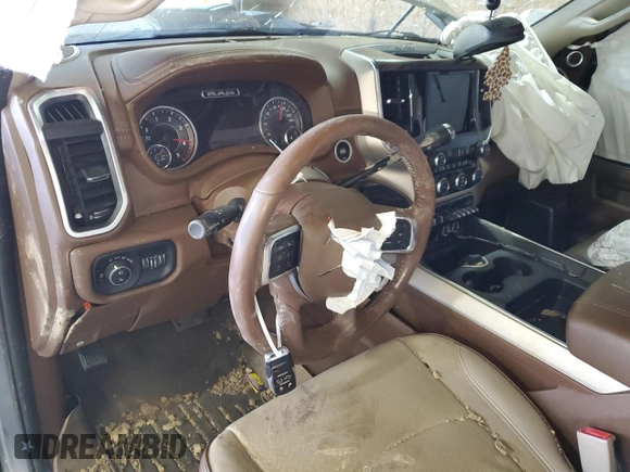2020 Ram 2500 Laramie with VIN 3C6UR5FL7LG196466, listed as a Copart auction lot 49273125 with 0 mi miles and Salvage Title. Bid and sale history available at carsss.com. Image 8.