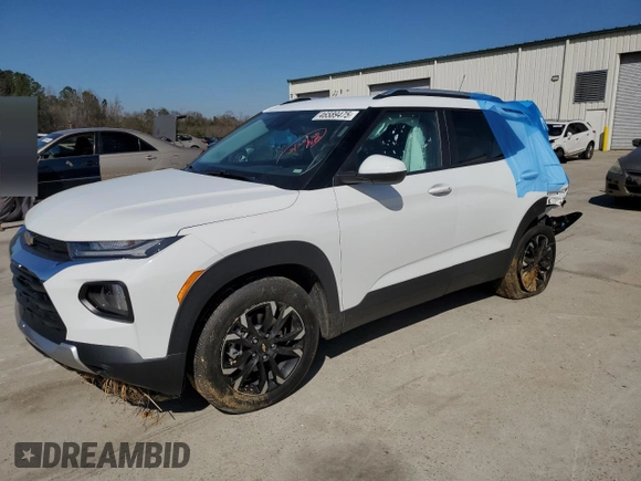 2023 Chevrolet TrailBlazer LT with VIN KL79MPS22PB037159, listed as a Copart auction lot 46589475 with 27,091 mi miles and Salvage Title. Bid and sale history available at DreamBid. Image 1.