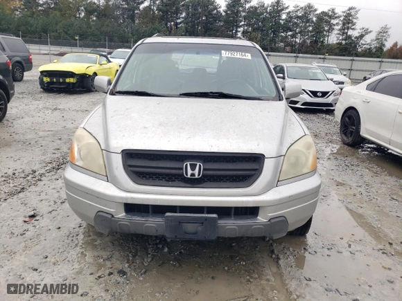 2005 Honda Pilot EX-L with RES with VIN 5FNYF18665B006393, listed as a Copart auction lot 77927164 with 225,911 mi miles and Salvage Title. Bid and sale history available at carsss.com. Image 5.