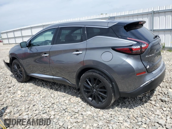 2023 Nissan Murano SL z VIN 5N1AZ2CS2PC116677, wystawiony jako Copart lot #64300485 z przebiegiem 17 222 mil mil oraz Szkoda całkowita • Salvage title. Historia ofert i sprzedaży dostępna na DreamBid. Obrazek 2.