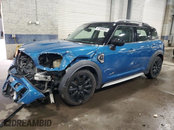 2020 MINI Countryman Cooper S with VIN WMZYX1C03L3L58471, listed as a Copart auction lot 47580035 with 64,685 mi miles and Salvage title. Bid and sale history available at DreamBid. Image 1.