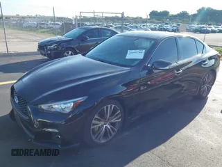 2019 Infiniti Q50 Luxe with VIN JN1EV7AP7KM516656, listed as a IAAI auction lot 42695766 with 100,206 mi miles and . Bid and sale history available at DreamBid. Image 17.
