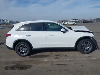 2025 Mercedes-Benz GLC with VIN W1NKM4HBXSF282344, listed as a IAAI auction lot 41796811 with 3,209 mi miles. Bid and sale history available at carsss.com. Image 14.
