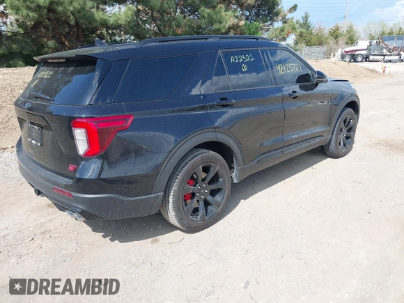 2023 Ford Explorer ST z VIN 1FM5K8GC7PGA12321, wystawiony jako IAAI lot #42125721 z przebiegiem 27 856 mil mil oraz . Historia ofert i sprzedaży dostępna na DreamBid. Obrazek 4.