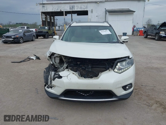 2016 Nissan Rogue SL with VIN 5N1AT2MV6GC844741, listed as a IAAI auction lot 42124853 with 176,617 mi miles and . Bid and sale history available at DreamBid. Image 13.
