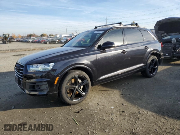 2019 Audi Q7 Prestige with VIN WA1VAAF70KD042672, listed as a Copart auction lot 79999524 with 40,434 mi miles and Salvage Title. Bid and sale history available at carsss.com. Image 1.