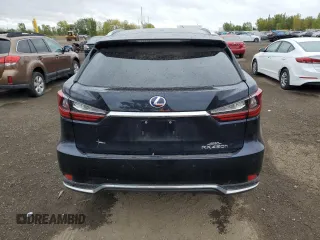 2020 Lexus RX 450h с VIN 2T2HGMDAXLC045607, выставлен на аукционе Copart как лот 72769534 с пробегом 33 321 миль миль и Списание • Salvage title. История ставок и продаж доступна на DreamBid. Изображение 6.