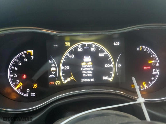 2018 Jeep Grand Cherokee Limited with VIN 1C4RJFBGXJC127503, listed as a Copart auction lot 86123214 with 218,982 mi miles and Clean Title. Bid and sale history available at carsss.com. Image 9.