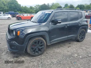 2018 Jeep Renegade Latitude z VIN ZACCJABB3JPH46887, wystawiony jako Copart lot #54758055 z przebiegiem 199 963 mil mil oraz Szkoda całkowita • Salvage title. Historia ofert i sprzedaży dostępna na DreamBid. Obrazek 1.