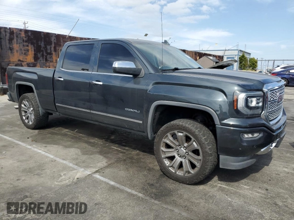 2017 GMC Sierra 1500 Denali with VIN 3GTU2PEJ6HG172367, listed as a Copart auction lot 53167045 with 134,015 mi miles and Salvage Title. Bid and sale history available at DreamBid. Image 4.