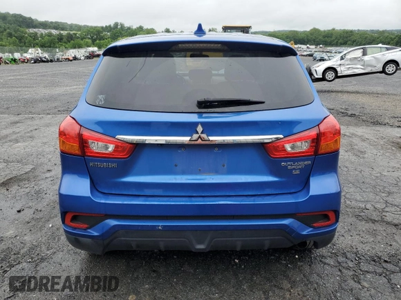 2018 Mitsubishi Outlander SE with VIN JA4AP3AW8JZ034764, listed as a Copart auction lot 60933175 with 140,777 mi miles and Salvage title. Bid and sale history available at DreamBid. Image 6.