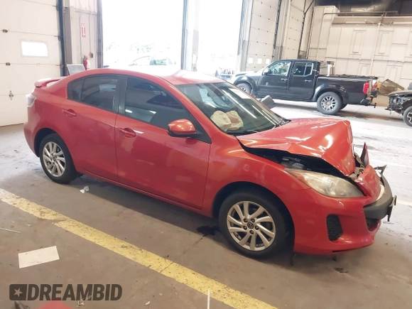 2013 Mazda 3 i Touring with VIN JM1BL1VP5D1735763, listed as a IAAI auction lot 41785077 with 174,836 mi miles and . Bid and sale history available at DreamBid. Image 1.