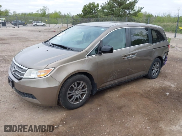 2013 Honda Odyssey EX-L с VIN 5FNRL5H61DB043452, выставлен на аукционе IAAI как лот 42308609 с пробегом 246 866 миль миль и . История ставок и продаж доступна на DreamBid. Изображение 2.