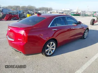 2015 Cadillac ATS Sedan Luxury RWD with VIN 1G6AB5RX7F0101320, listed as a IAAI auction lot 41851962 with 34,072 mi miles. Bid and sale history available at carsss.com. Image 4.