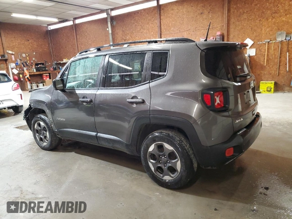2018 Jeep Renegade Upland with VIN ZACCJBAB5JPG63825, listed as a Copart auction lot 61135135 with 113,666 mi miles and Salvage title. Bid and sale history available at DreamBid. Image 2.