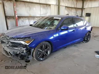 2023 Acura Integra Technology with VIN 19UDE4G77PA017560, listed as a Copart auction lot 46472525 with 23,129 mi miles and Salvage Title. Bid and sale history available at carsss.com. Image 1.