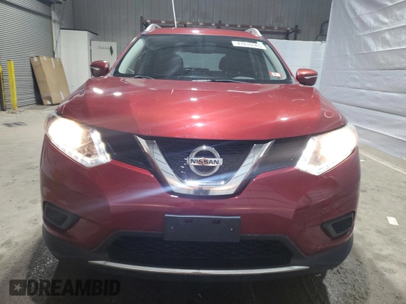 2015 Nissan Rogue SV with VIN KNMAT2MV0FP516517, listed as a Copart auction lot 47876565 with 93,755 mi miles and Salvage Title. Bid and sale history available at DreamBid. Image 5.