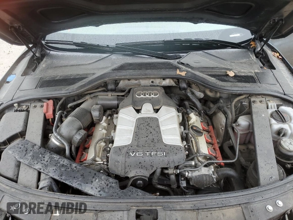 2013 Audi A8 3.0L with VIN WAUAGAFD2DN016626, listed as a Copart auction lot 51662665 with 73,741 mi miles and Salvage title. Bid and sale history available at DreamBid. Image 11.