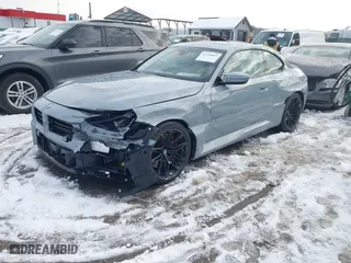 2024 BMW M2 with VIN 3MF13DM03R8E21191, listed as a IAAI auction lot 41294893 with 9,123 mi miles. Bid and sale history available at carsss.com. Image 20.