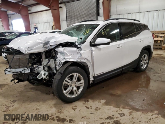 2020 GMC Terrain SLE with VIN 3GKALTEV4LL180614, listed as a Copart auction lot 57413064 with 65,187 mi miles and Non Repairable. Bid and sale history available at carsss.com. Image 1.