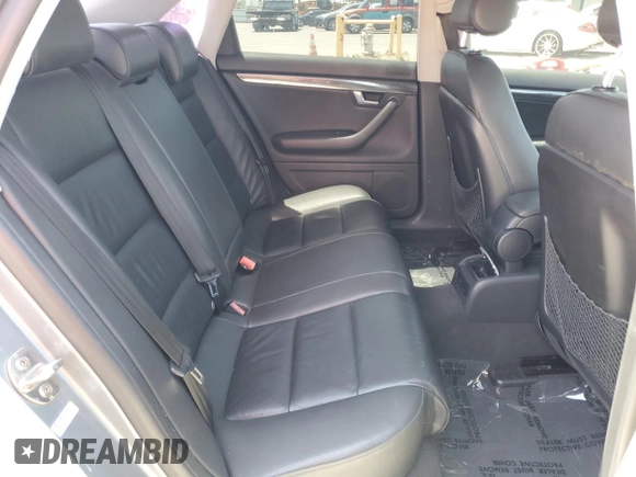 2008 Audi A4 2.0T with VIN WAUAF78E58A162740, listed as a Copart auction lot 60241235 with 124,040 mi miles and Clean title. Bid and sale history available at DreamBid. Image 10.
