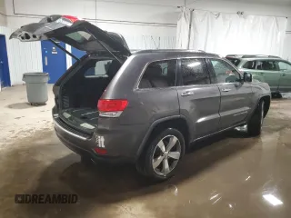 2014 Jeep Grand Cherokee Limited with VIN 1C4RJFBT8EC384064, listed as a Copart auction lot 44173625 with 198,428 mi miles and Salvage title. Bid and sale history available at DreamBid. Image 3.
