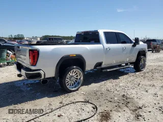2020 GMC Sierra 3500HD Denali z VIN 1GT49WEY4LF182084, wystawiony jako Copart lot #47125665 z przebiegiem 79 045 mil mil oraz Tytuł czysty. Historia ofert i sprzedaży dostępna na DreamBid. Obrazek 3.
