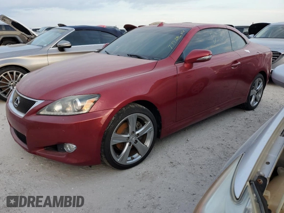 2012 Lexus IS 250 C with VIN JTHFF2C28C2523081, listed as a Copart auction lot 75138684 with Not provided miles and Salvage title. Bid and sale history available at DreamBid. Image 1.