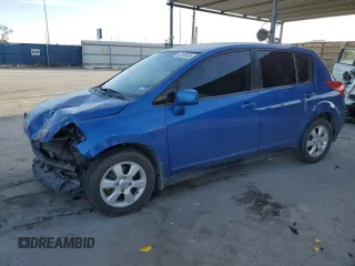 2007 Nissan Versa 1.8 S with VIN 3N1BC13E57L391336, listed as a Copart auction lot 46188905 with 182,540 mi miles and Salvage Title. Bid and sale history available at carsss.com. Image 1.