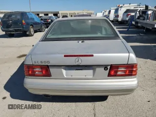 2000 Mercedes-Benz SL-Class with VIN WDBFA68F7YF190504, listed as a Copart auction lot 71000714 with 0 mi miles and Clean Title. Bid and sale history available at carsss.com. Image 6.
