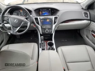 2017 Acura TLX with VIN 19UUB1F38HA008423, listed as a Copart auction lot 52849515 with 136,263 mi miles and Salvage title. Bid and sale history available at DreamBid. Image 8.
