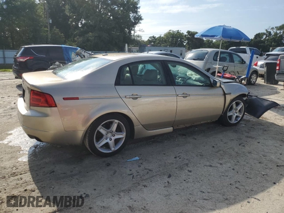 2004 Acura TL with VIN 19UUA66274A022749, listed as a Copart auction lot 48328425 with 164,501 mi miles and Non Repairable. Bid and sale history available at carsss.com. Image 3.
