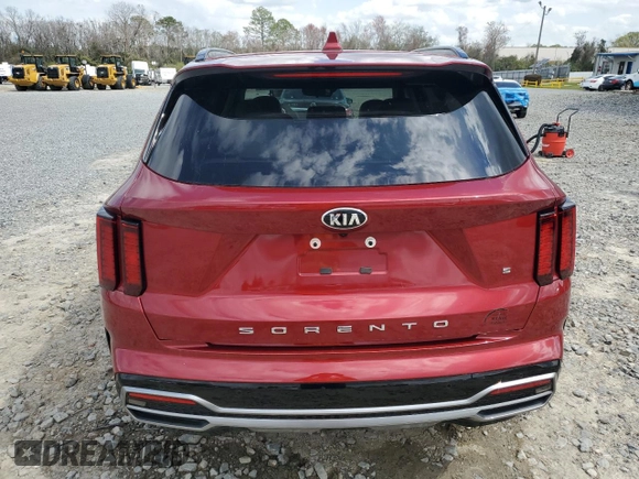 2021 Kia Sorento S with VIN 5XYRL4LC1MG002528, listed as a Copart auction lot 48756595 with 61,055 mi miles and Non Repairable. Bid and sale history available at DreamBid. Image 6.