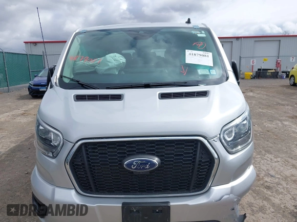 2023 Ford Transit Passenger XL with VIN 1FBAX2Y86PKB08759, listed as a IAAI auction lot 41879081 with 43,241 mi miles and . Bid and sale history available at DreamBid. Image 13.